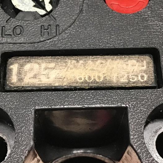 Used GE 125 Amp Circuit Breaker TFJ236125WL / DISCONNECT USED