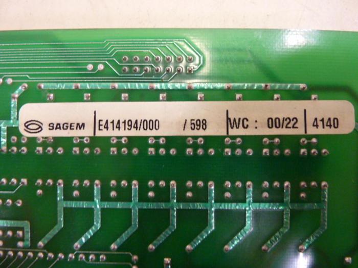 Used ETAMIC Circuit Board E414194/000 #66723