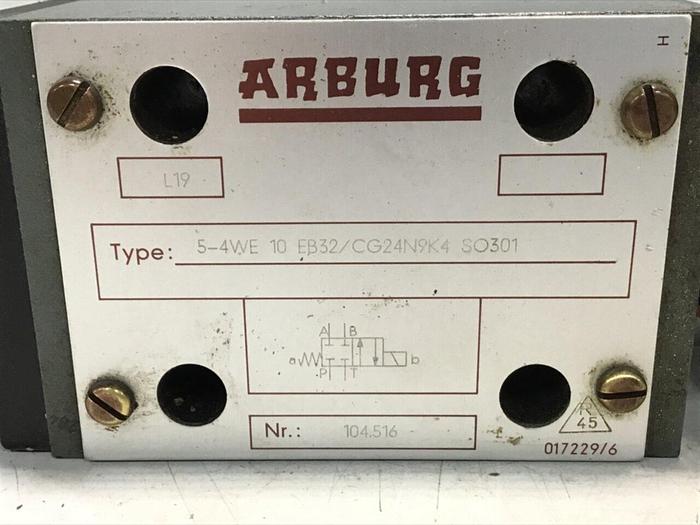 Used ARBURG Valve 54WE10EB32/CG24N9K4 SO301 #136502