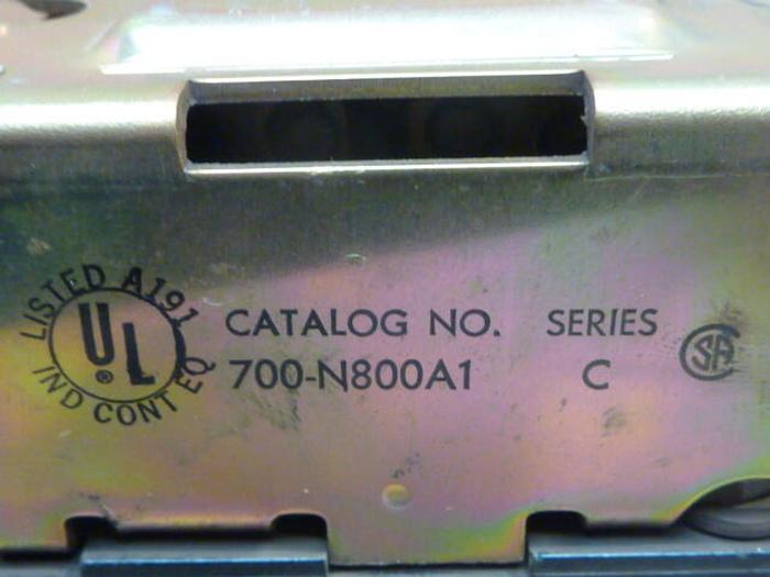 Used ALLEN BRADLEY AC Relay 700-N800A1 SER C #35940
