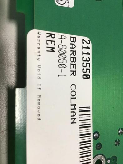 Used BARBER COLMAN Communication Circuit Board A-60050-1 #114454