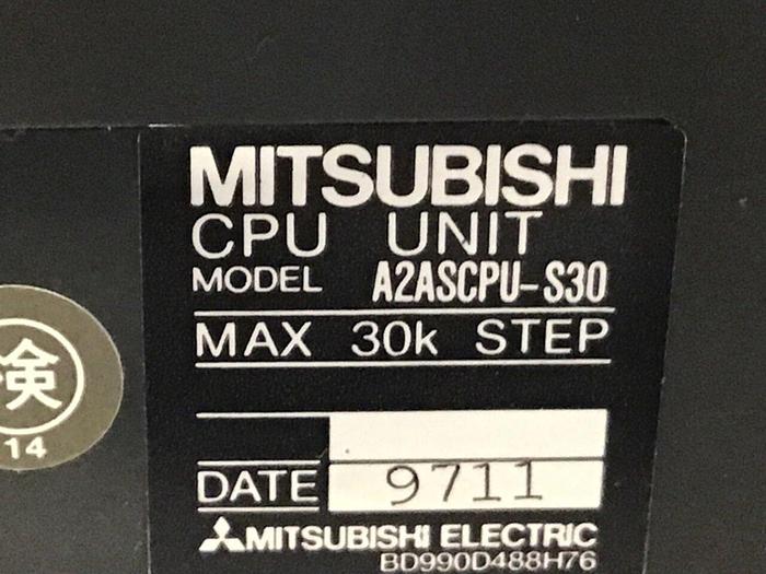 Used MITSUBISHI CPU Unit A2ASCPU-S30 #129159