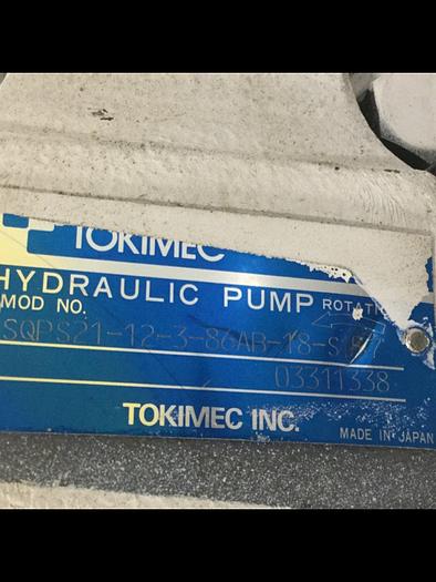 Used TOKIMEC Hydraulic Pump SQPS21-12-3-86AB-18-S157 #106136