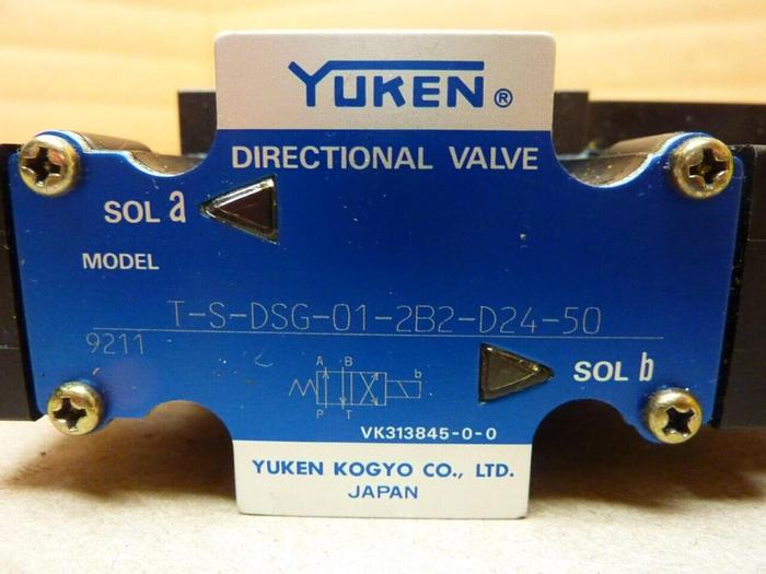 Used YUKEN Directional Valve T-S-DSG-01-2B2-D24-50 #38400