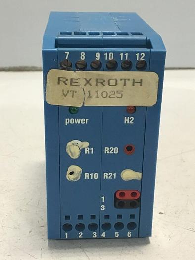 Used REXROTH Amplifier Control Module VT11025 #124524