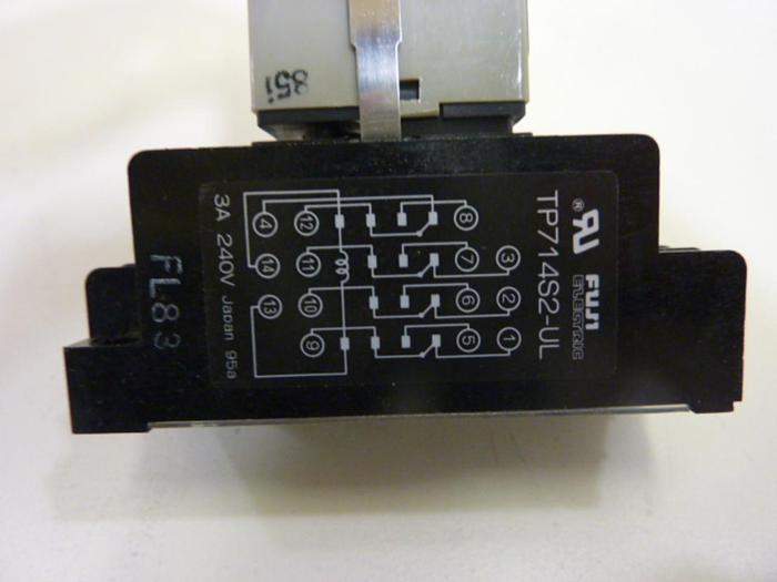 Used FUJI ELECTRIC Timer Relay TP714S2-UL #49409