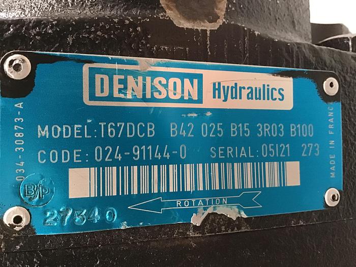 Used DENISON Pump T67DCB B42 025 B15 3R03 B100 Used #144645