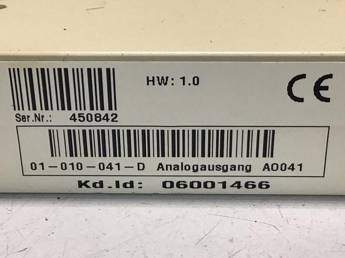 Used MANNESMANN DEMAG Analog Output Module AO041 01-010-041-D #139302