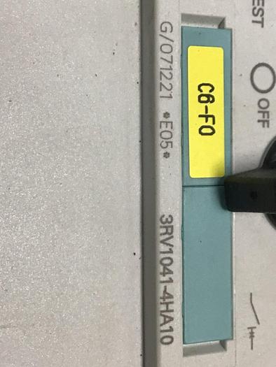 Used SIEMENS Contactor 3RV1041-4HA10 #138553