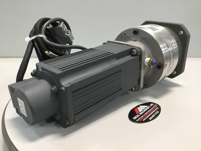 Used MITSUBISHI Servo Motor w/ Gear Motor HA-FH33B Used