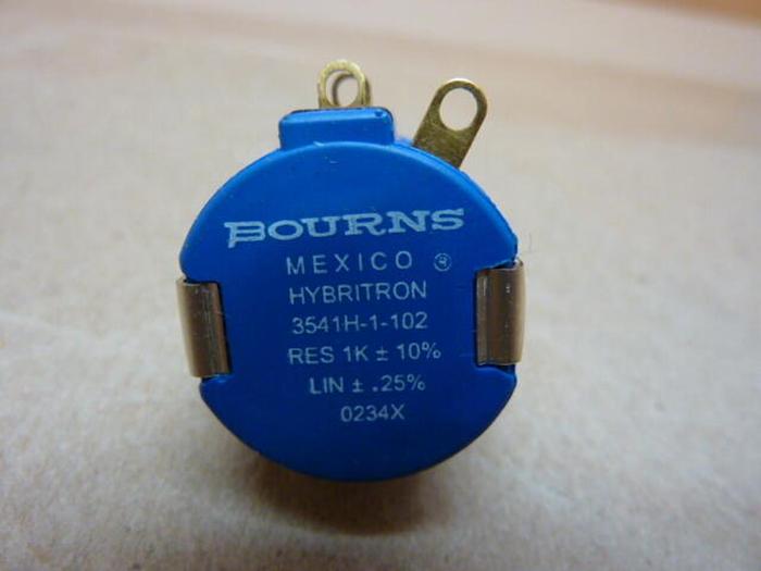 BOURNS Potentiometer / Resistor 3541H-1-102 #28744