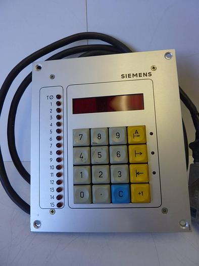 Used SIEMENS Display Keypad Module 6ES5 391-5AA12 #11206
