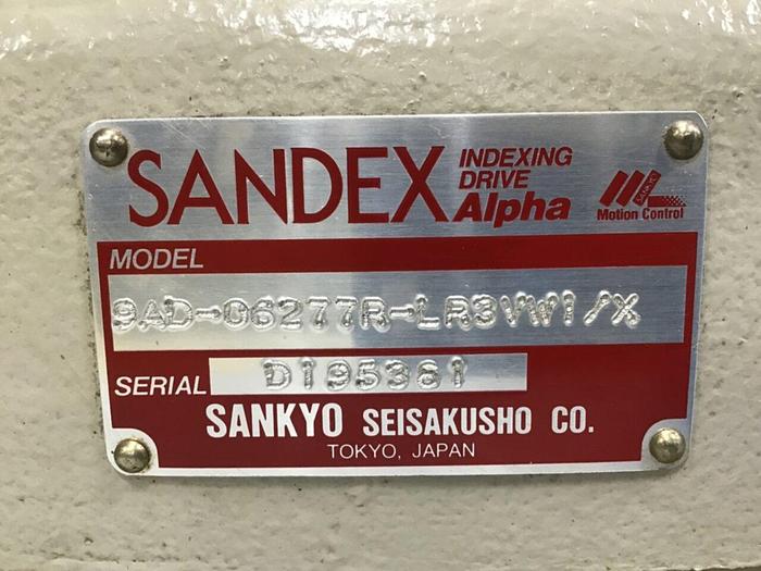 Used SANKYO Indexing Drive 9AD-06277R-LR3VW1/X Used