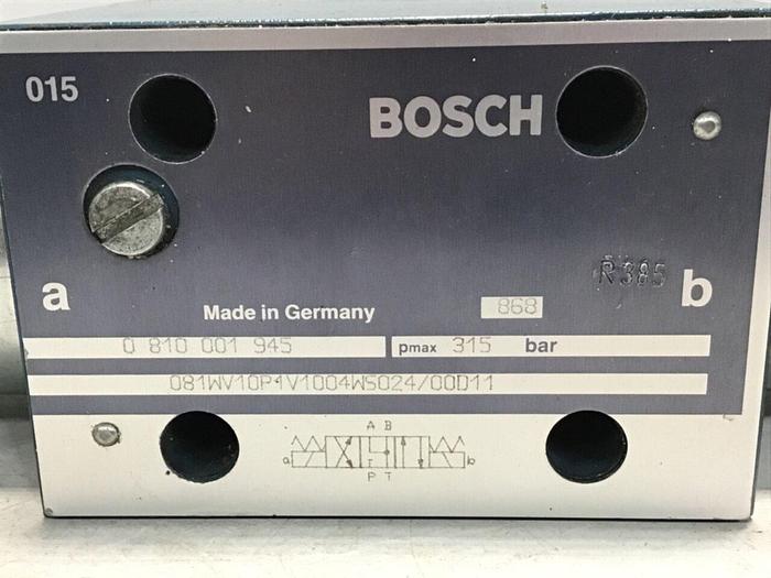 Used BOSCH Valve 081WV10P1V1004WS024 0 810 001 945 #138035