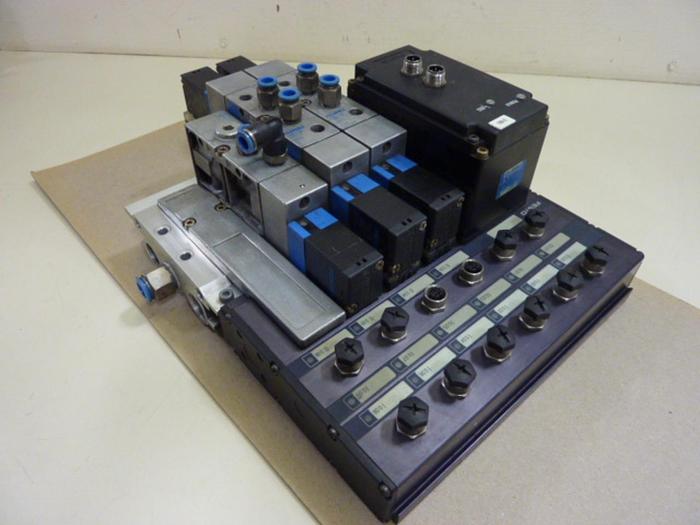 Used FESTO Control Block / Valve Terminal IFB8-02 #52688