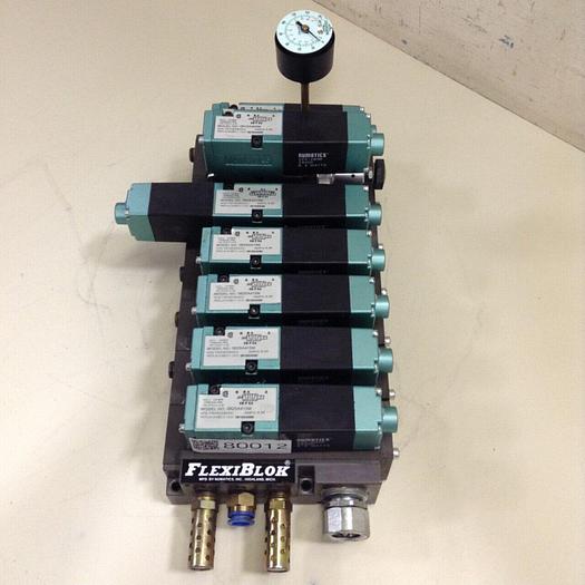 Used NUMATICS Control Block w/ Valves 082SA415M #80012