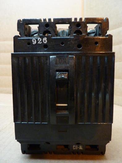 Used GENERAL ELECTRIC / GE 100 Amp Circuit Breaker TEF134100 Used