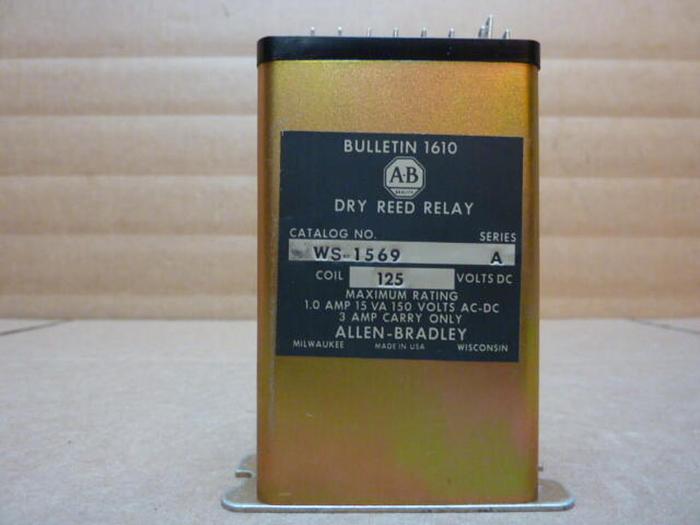 Used ALLEN BRADLEY Dry Reed Relay WS-1569 SER A #27726