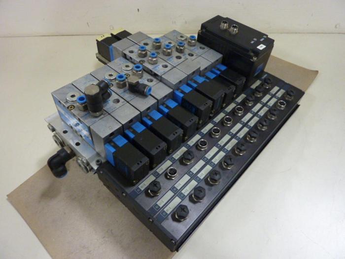 Used FESTO Control Block / Valve Terminal IFB8-02 #52819