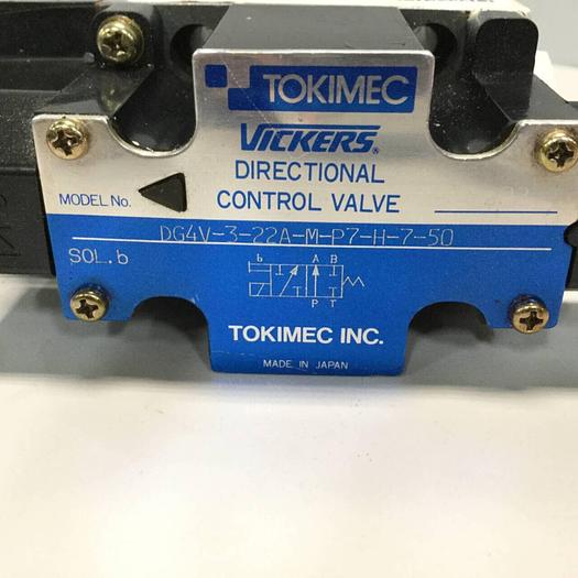 Used VICKERS Tokimec Directional Control Valve DG4V322AMP7H750 #95502