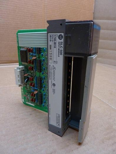 Used ALLEN BRADLEY Input Module 1746-IB16 SER C #24684