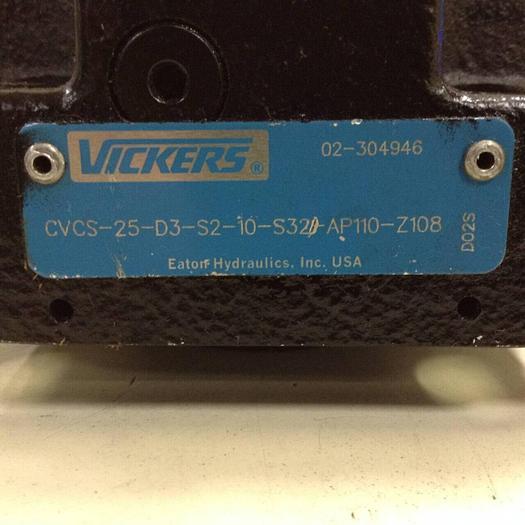 Used VICKERS Valve CVCS25D3S210S32AP110Z108 #88245