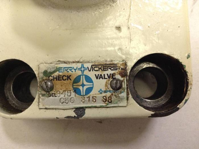 Used VICKERS Check Valve C5G 815 S8 #68237