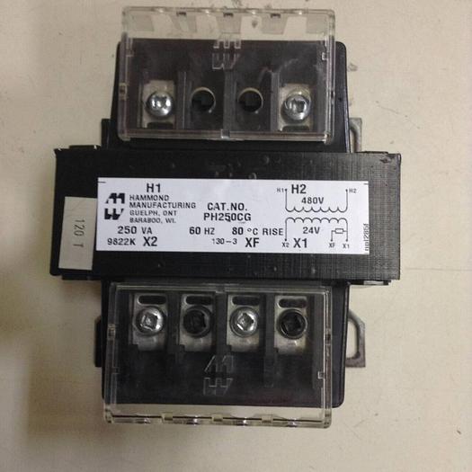 Used HAMMOND 0.25 kVA Transformer PH250CG #85047