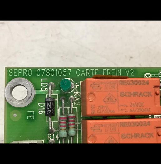 Used SEPRO ROBOTIQUE Circuit Board 07S01057 Used