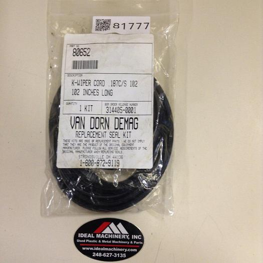 Used VAN DORN DEMAG K-Wiper Cord 187C/S 102 #81777