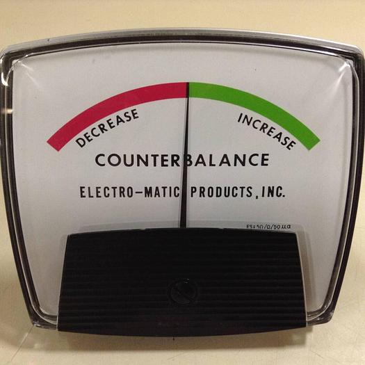 ELECTRO MATIC Counterbalance Meter ES=50/0/50UA #76754