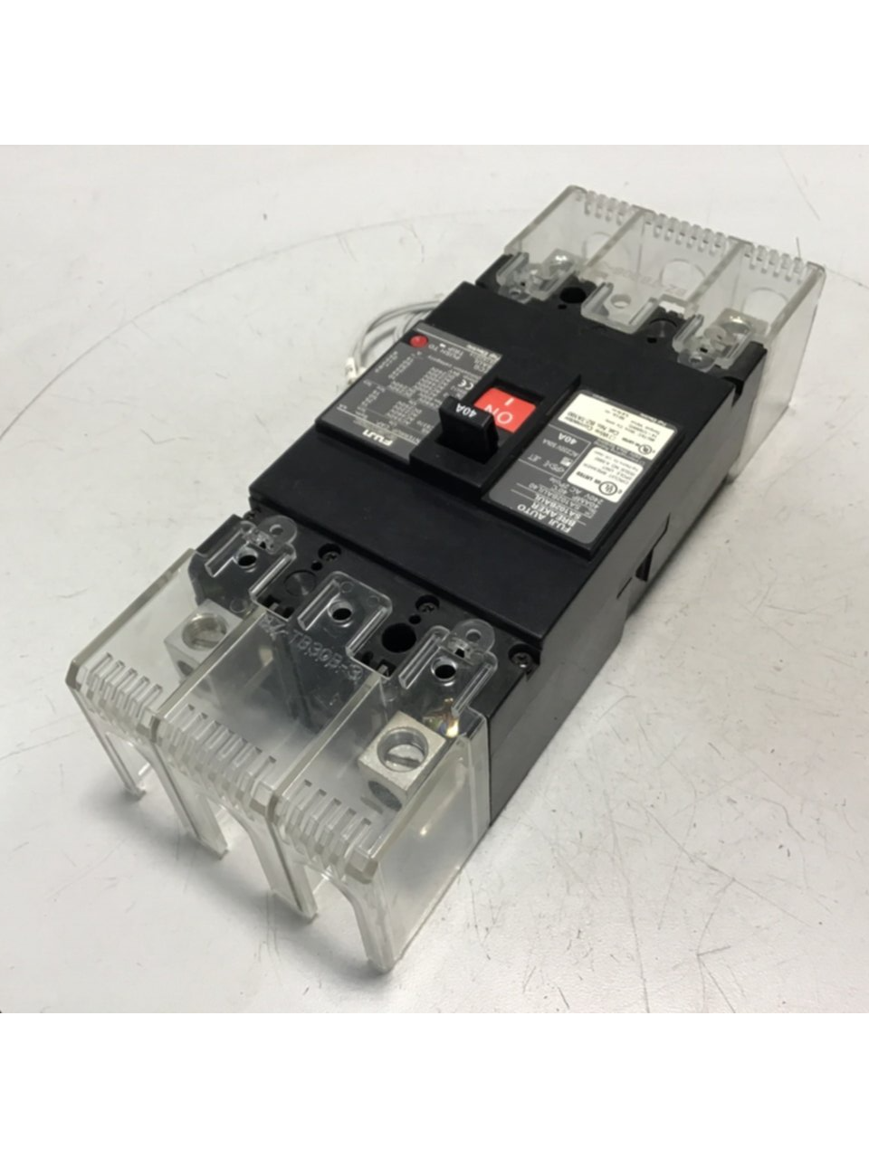 Used FUJI ELECTRIC 40 Amp Circuit Breaker SA102BAUL40 Used