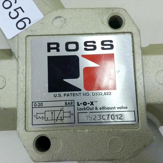 Used ROSS Lockout & Exhaust Valve 1523C7012 #70656
