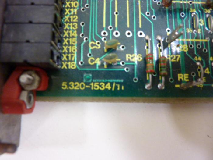Used LEYBOLD HERAEUS Circuit Board 5.320-1534/1I #56614