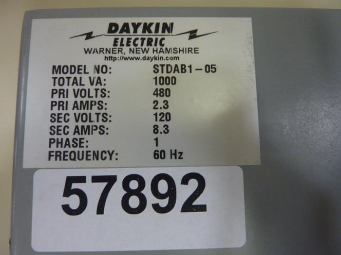 Used DAYKIN 1 kVA Transformer Disconnect STDAB1-05 #57892