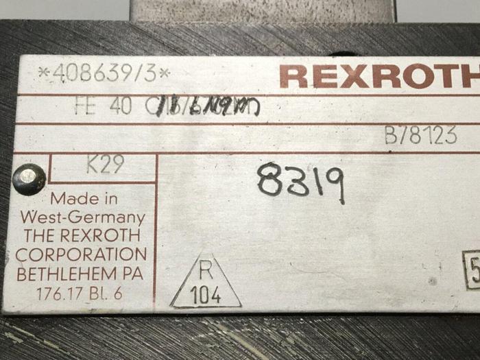 Used REXROTH Valve FE4011LN9M Used