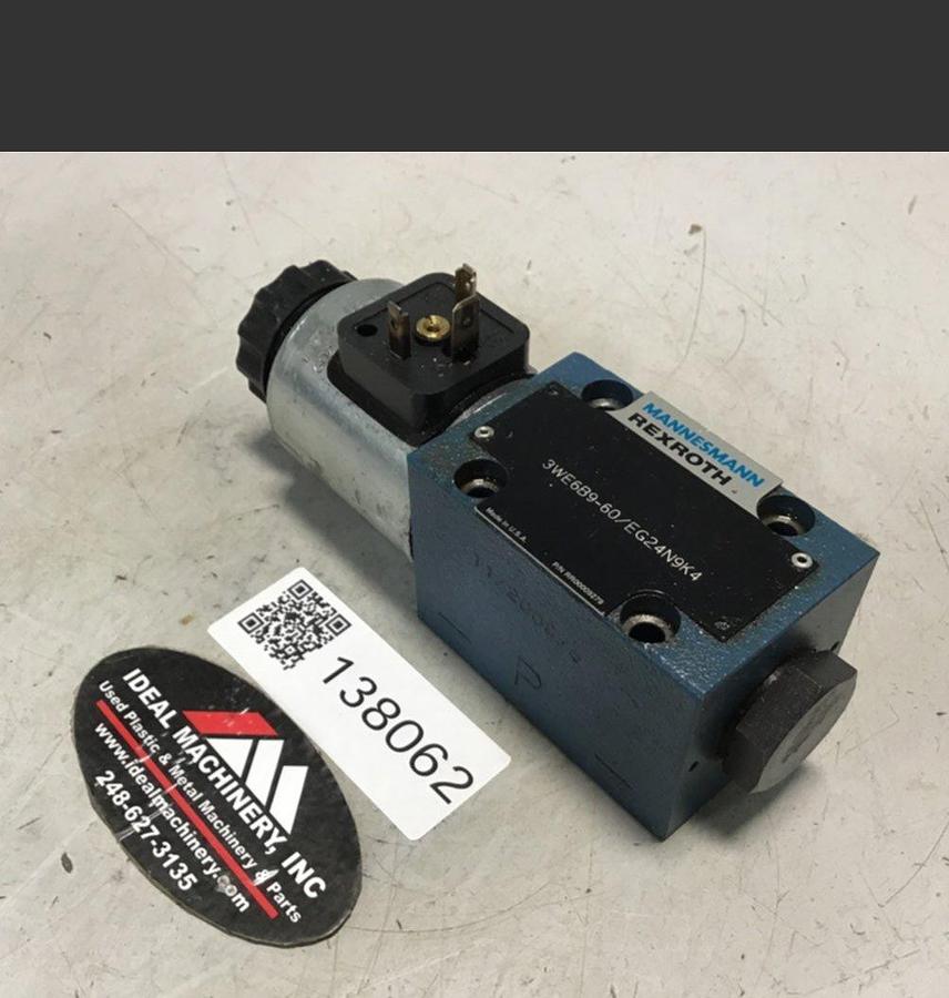 Used MANNESMANN REXROTH Hydraulic Valve 3WE6B960/EG24N9K4 USED