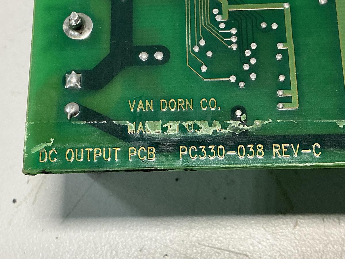 Used VAN DORN 330038 REV-C