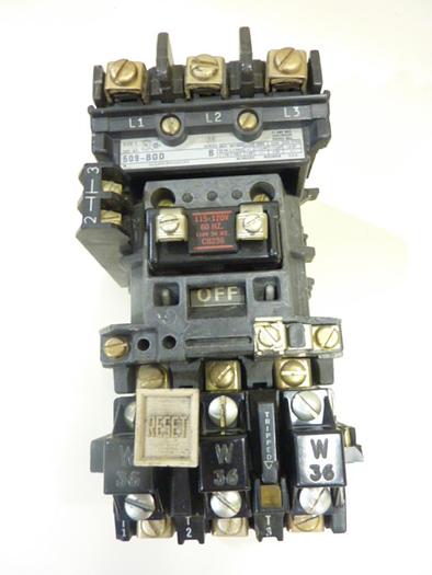 Used ALLEN BRADLEY Starter Size 1 509-BOD SER B W36 #47120