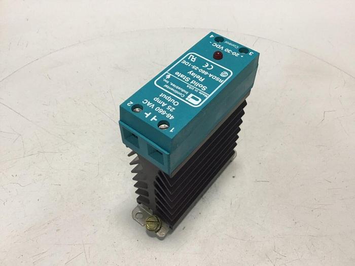 Used CONTINENTAL INDUSTRIES Solid State Relay RSDA-660-25-1DE #138135