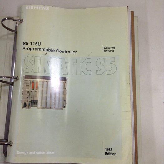 Used SIEMENS Simatic S5 Manual 6ES5 998-0UF22 #70961
