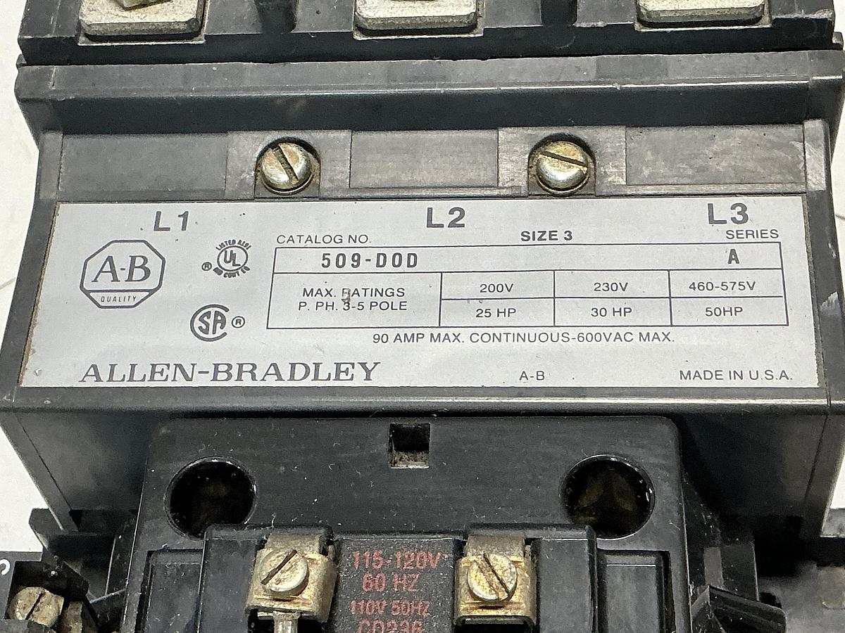 Used ALLEN BRADLEY 509-D0D
