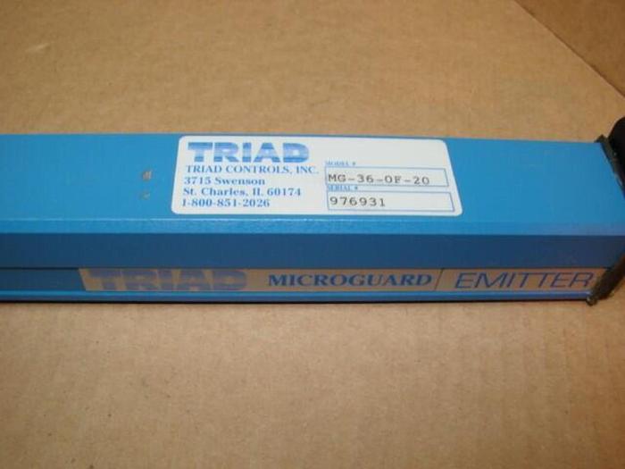 Used TRIAD CONTROLS INC Micro Guard Emitter MG-36-OF-20-E #21325