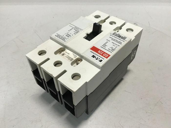 Used EATON CORP 30 Amp Industrial Circuit Breaker GD22K 30 AMP #133216