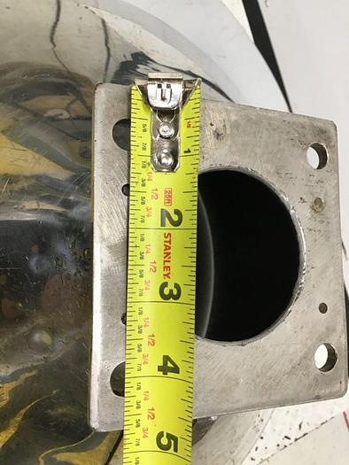 Used METAL FABRICATOR Hopper w/ Lid HOPPER USED #128601