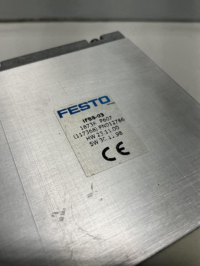 Used FESTO Control Block w/ Valves IFB8-03 #52809