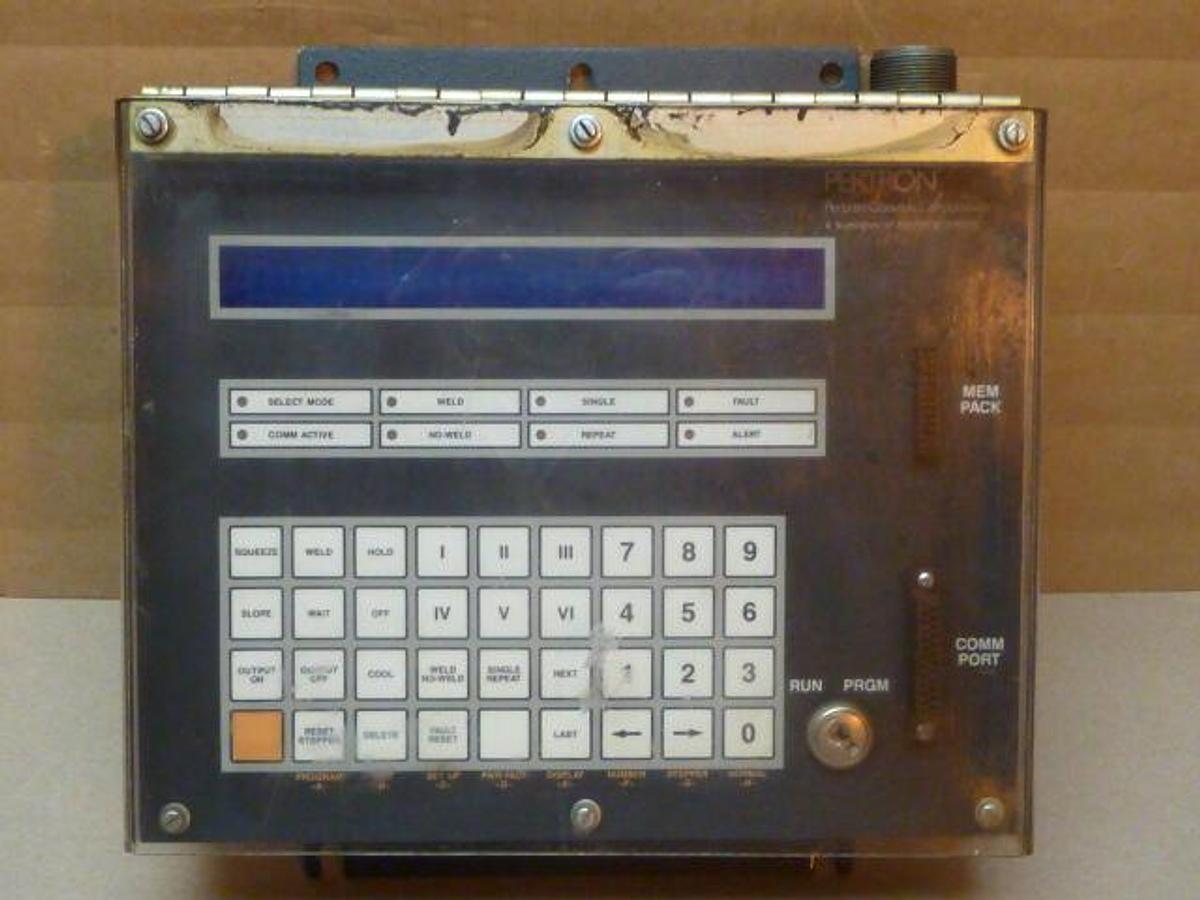 Used PERTRON Operator Panel 1201229 A #32104