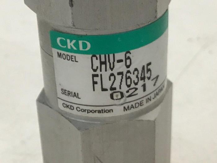 Used CKD CORP Check Valve CHV-6 #126613