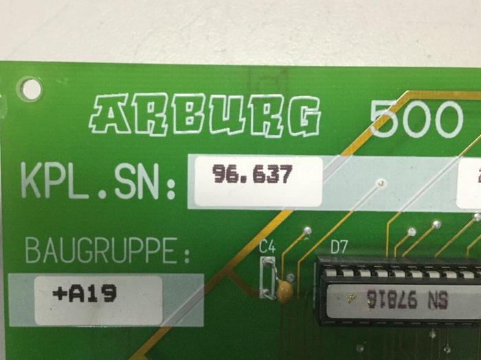 Used ARBURG Circuit Board ARB 790 #106841