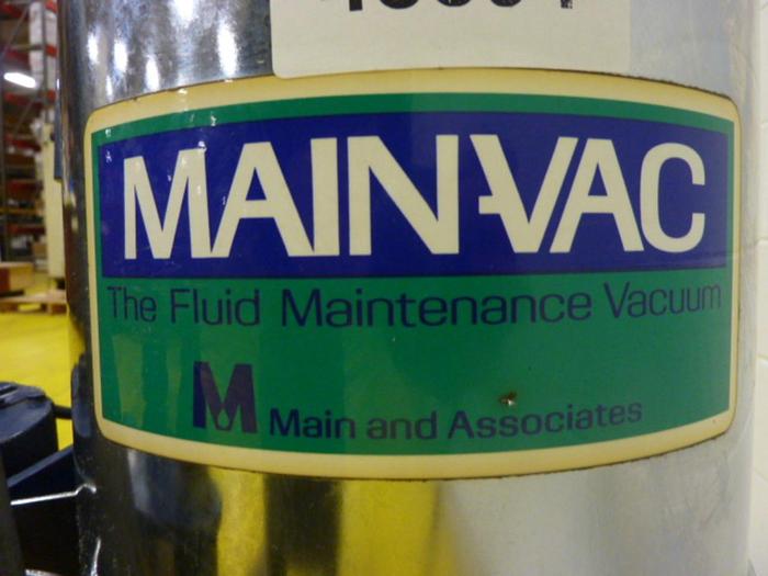 Used MAIN MANUFACTURING Hydraulic Oil Vacuum w/ Filter VACUUM394 #48394